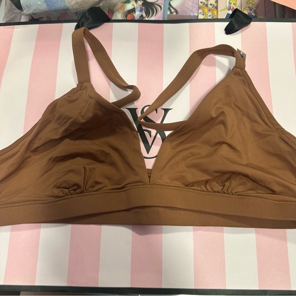 Victoria’s Secret PINK Powder Puff Cotton Triangle Bralette - Picture 5 of 7